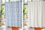 walmart mainstays shower curtain set collage