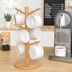Bamboo Mug Tree