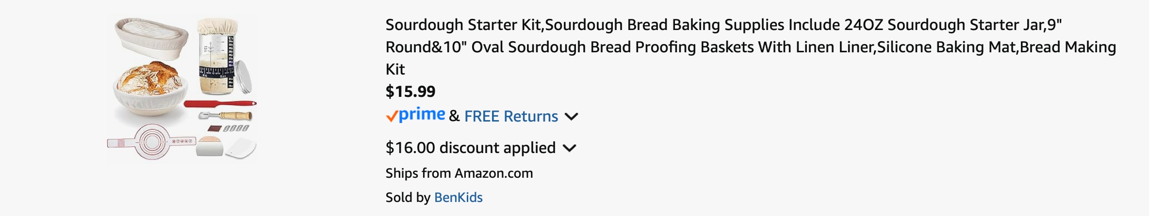 Amazon Sourdough Starter Kit 2025