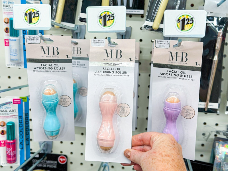 dollar tree must have beauty facial oil absorbing roller