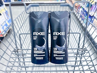 axe bodywash in cart