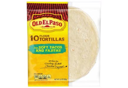 2 Old El Paso Tortilla Packs