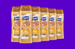 a pack of suave body washes