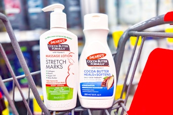 palmers lotions in a cart