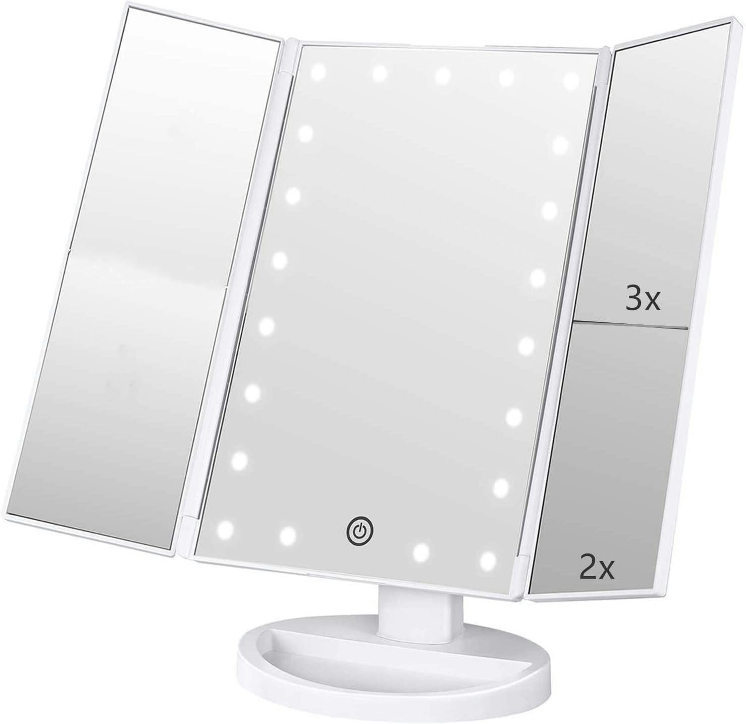 Trifold Makeup Mirror