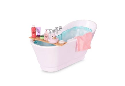 Our Generation Doll Bathtub Set