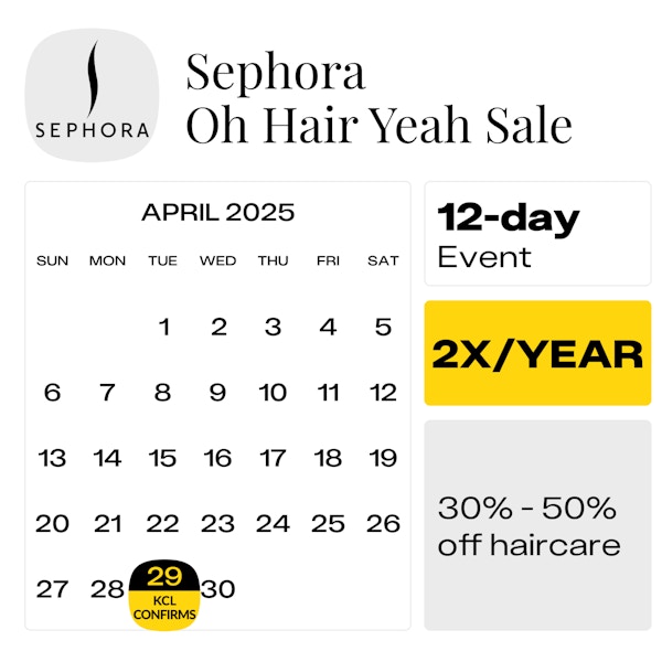 Sephora Oh Hair Yeah 2025 Dates