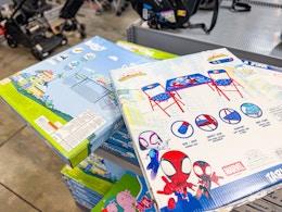 Bluey and Spidey and Friend table and chairs set