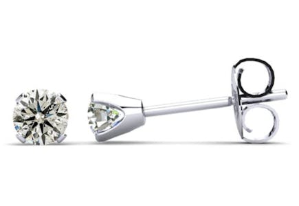 Natural Diamond Stud Earrings