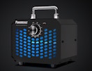 an ozone air generator on a black background