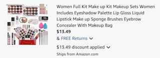 Makeup kit cart