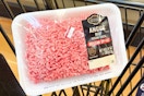 private selection ground beef in shopping cart