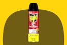 Raid Ant And Roach Killer Spray on yellow KCL template