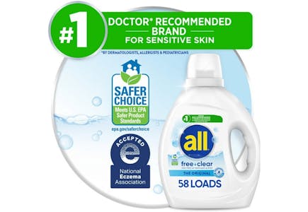 all®️ free clear Laundry Detergent