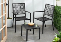 Steel Patio Bistro Set