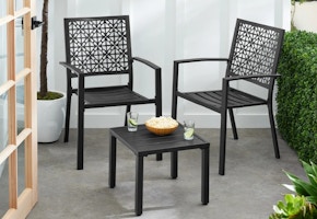 Steel Patio Bistro Set