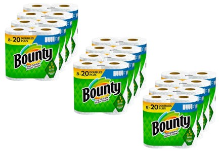3 Bounty Paper Towels 8 Pack
