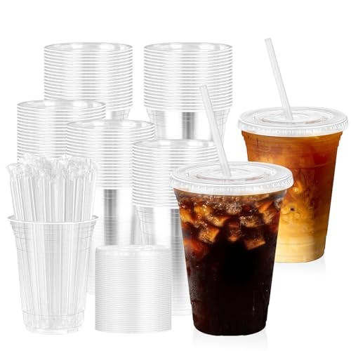 Clear Plastic Cups with Lids