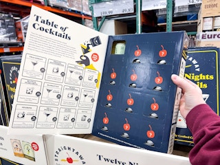 costco 12 nights of cocktails advent calendar 1