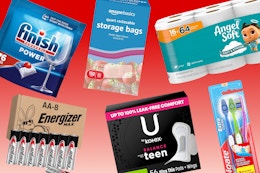 Save Big on Amazon Essentials: Pads, Batteries, Toothpaste, Detergent card image