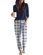 Ekouaer Women's Pajama Set