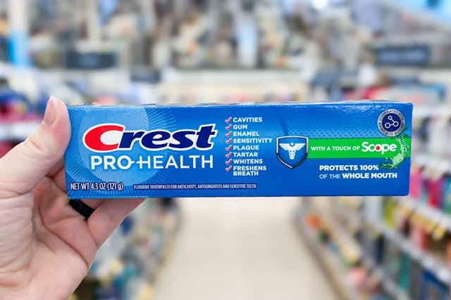Free Crest Toothpaste + $1 Moneymaker at Walgreens card image