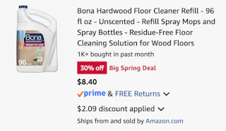 Amazon Bona Hardwood Floor Cleaner Refill 2026