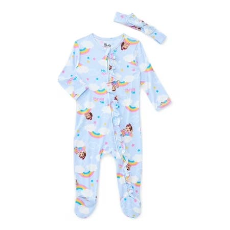 Kids' Sleep One-Piece & Headband Set