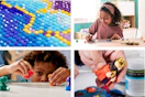 4 close up shots of craft projects (Woot) 