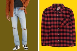 Levi's Clearance Sale: $7 Kids' Shirt, $18 Men's Slippers, $26 Men's Jeans card image