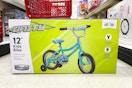 pacific kids' bike sitting on the floor in a target aisle