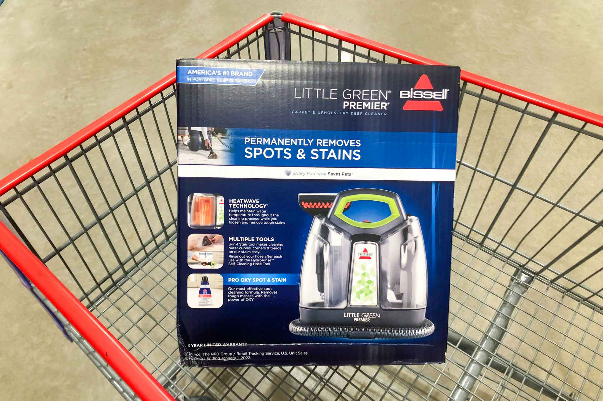 costco bissell little green premier portable deep cleaner 1