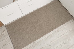 earth toned kitchen mat