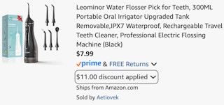 amazon-water-flosser-cart