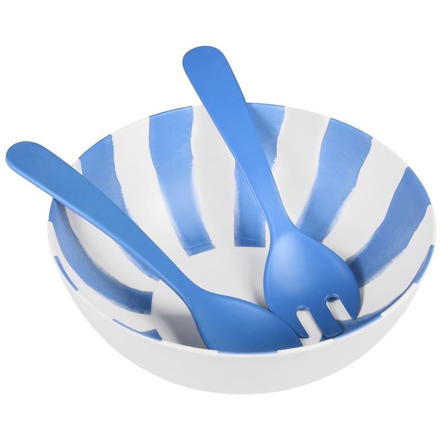 Serving Bowl & Utensil Set