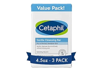 Cetaphil Bar Soap 3-Pack