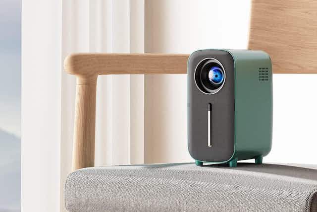 Mini Bluetooth Projector, Only $53.99 on Amazon (Reg. $180) card image
