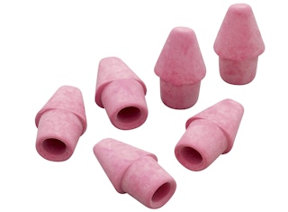 Paper Mate Arrowhead Pink Pearl Cap Erasers