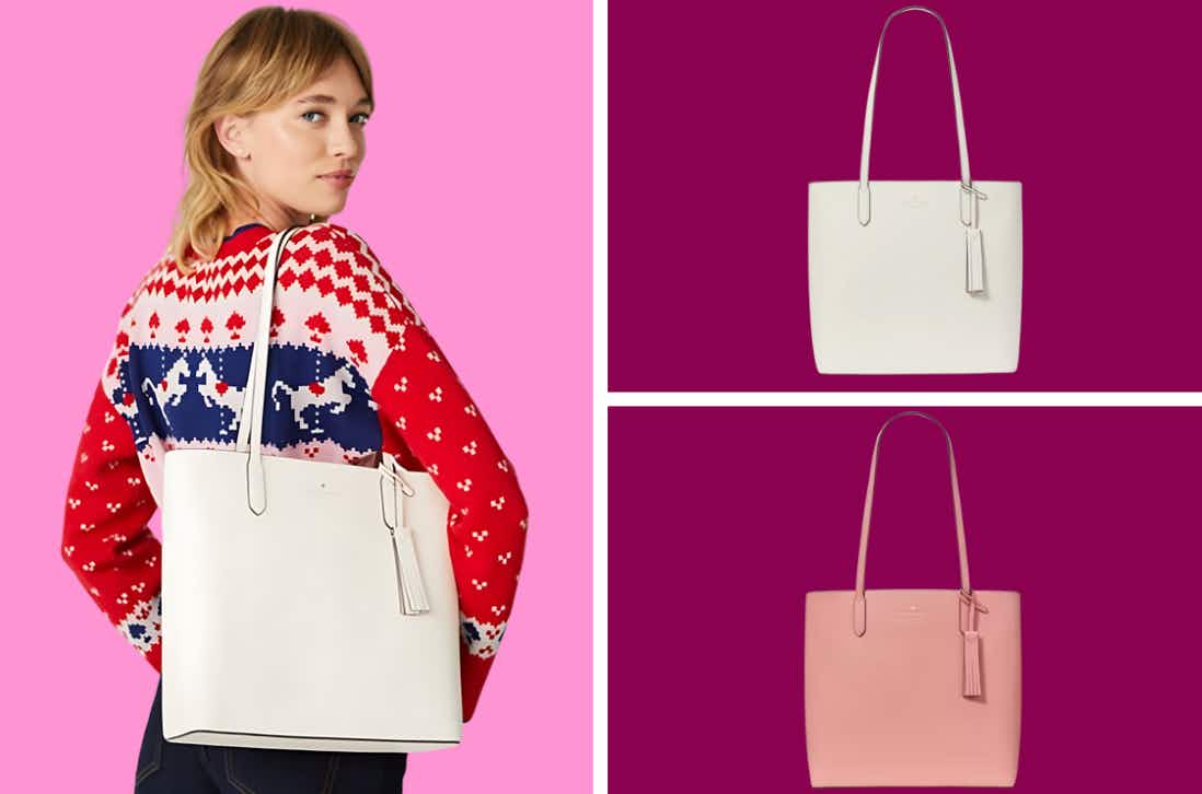 Kate Spade Leather Tote Bag, Only $79 (Reg. $359)