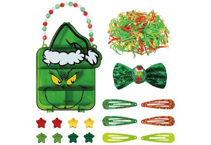 Grinch Hair Accessories Set