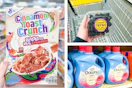 cereal blackberries fabric softener collage