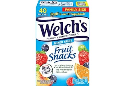 Welch's Fruit Snacks 40-Pack