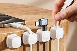 Magnetic Cable Organizer Clip 6-Pack, Just $4 With This Amazon Promo Code card image