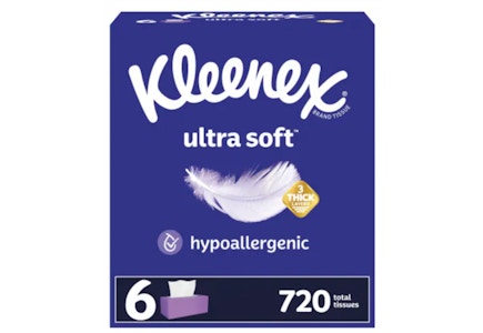 2 Kleenex Tissue 6-Packs
