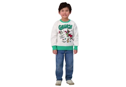 Grinch Kids' Holiday Sweatshirt