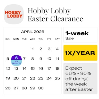 Hobby Lobby Easter Clearance 2025 Dates