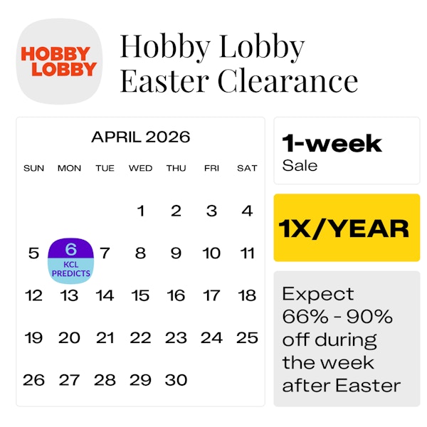 Hobby Lobby Easter Clearance 2025 Dates