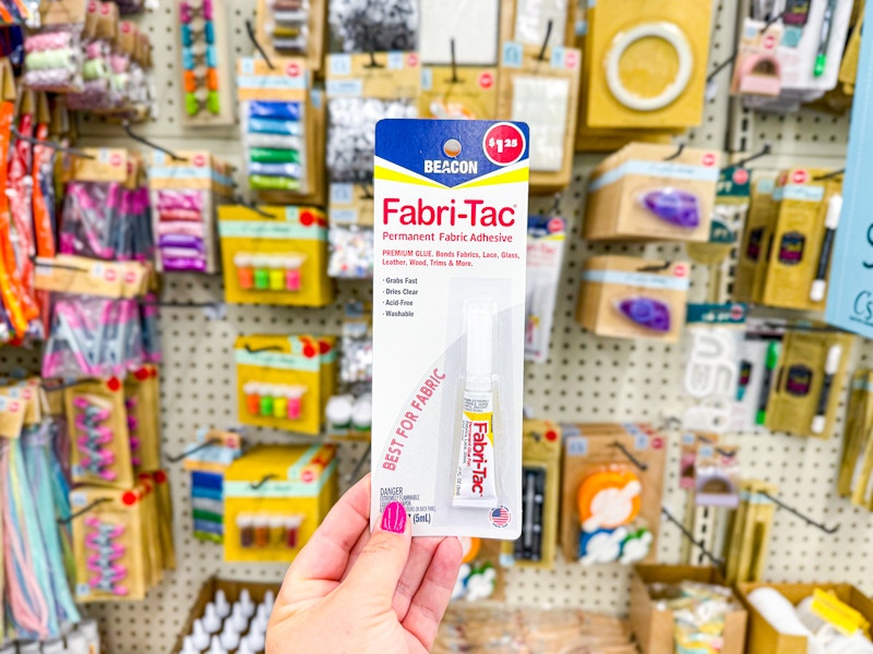 dollar tree fabri-tac adheseive 2