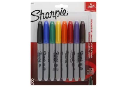 2 Sharpie Permanent Marker Packs
