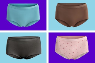 4 colors of No Boundaries Micro Brief Panties